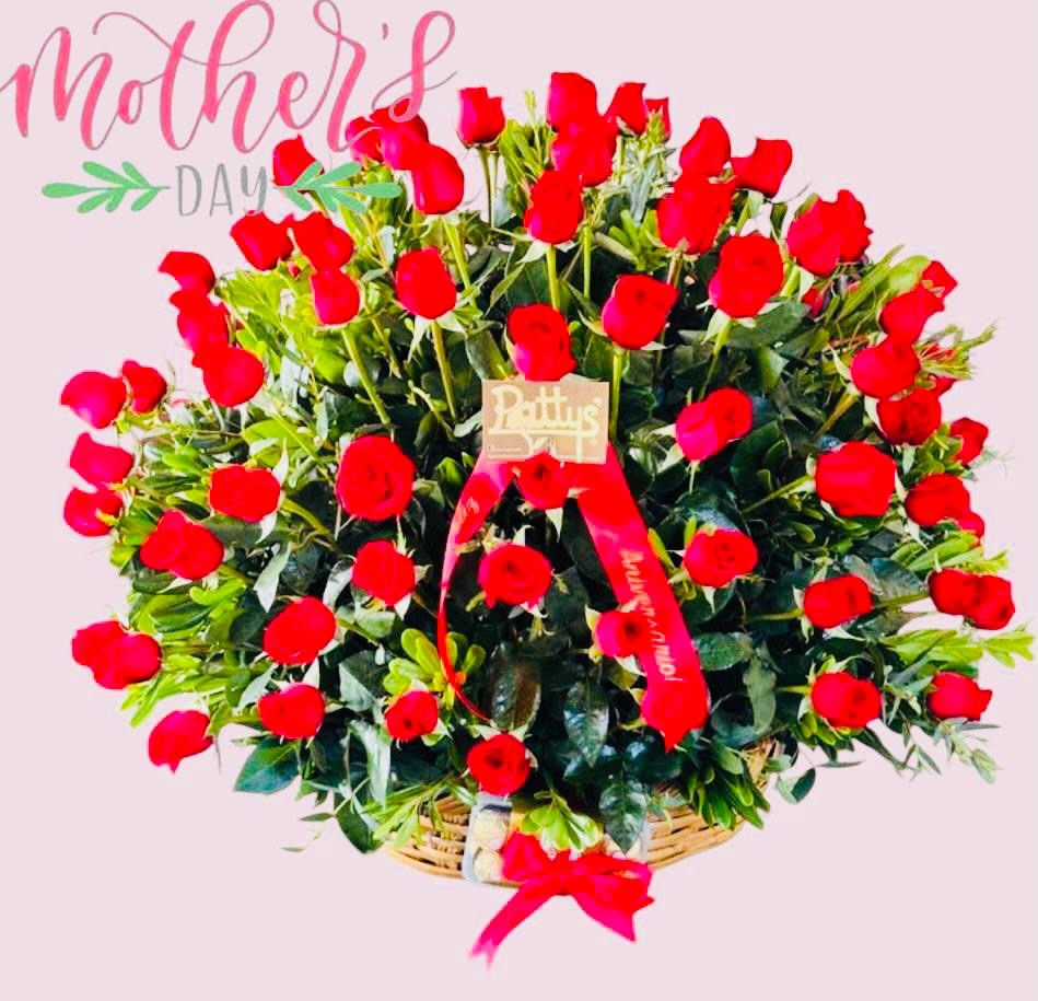 Espectacular de 100 rosas