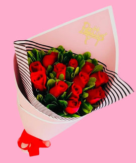 Romántico 12 rosas