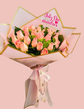 Precioso ramo 24 rosas