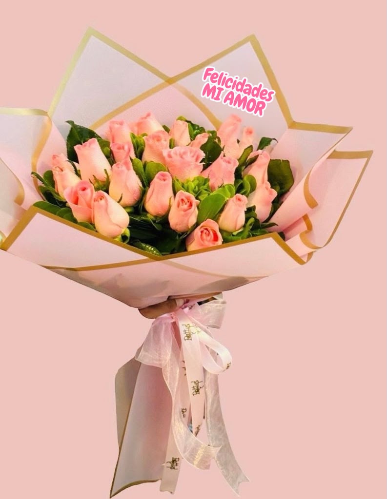 Precioso ramo 24 rosas