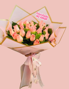 Precioso ramo 24 rosas