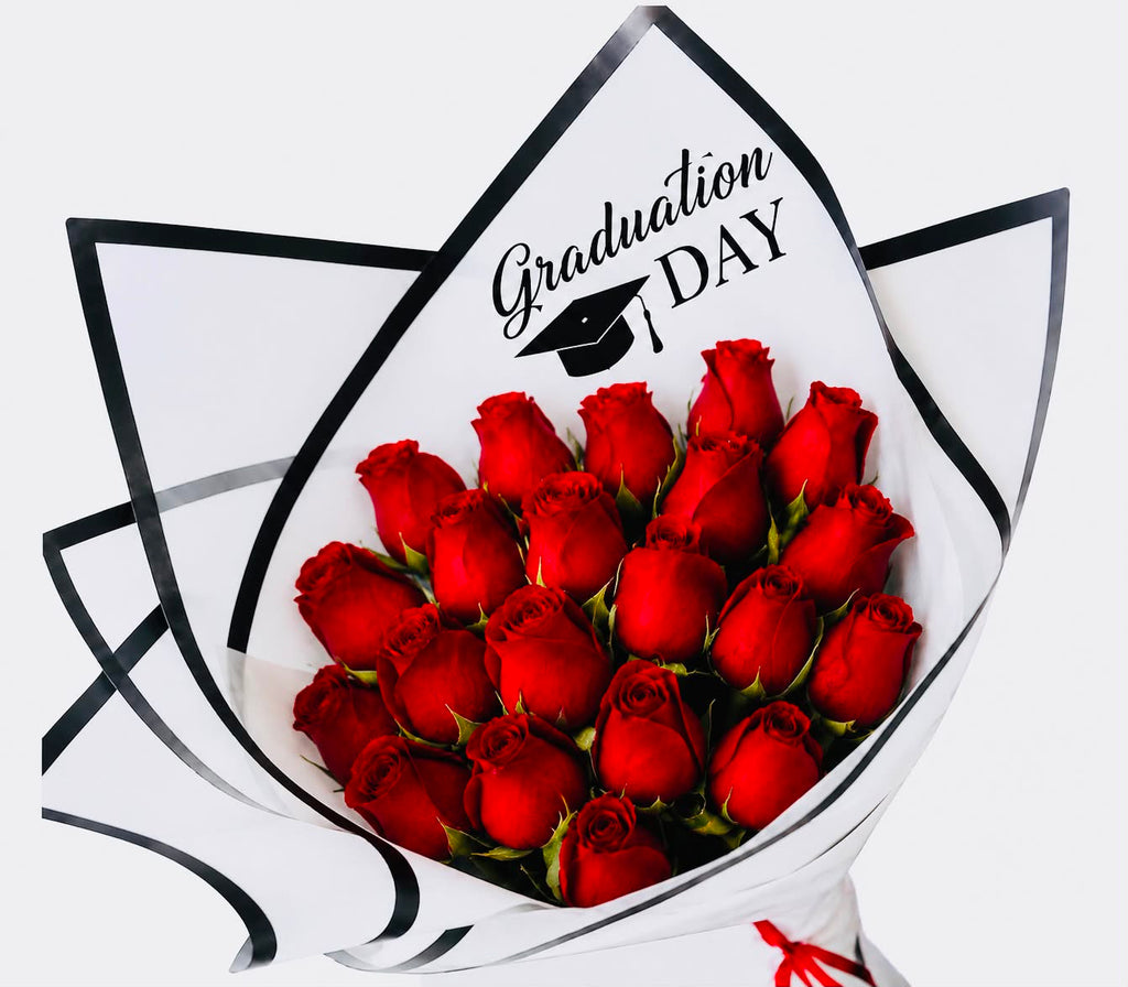 Ramo 24 rosas texto personalizado